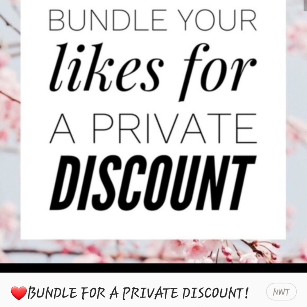 Bundle for private discounts!!!